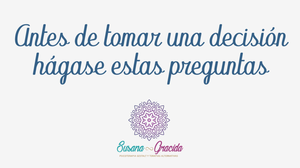 Video: Antes de tomar una decisión hágase estas preguntas Antes de tomar una decisión hágase estas preguntas
